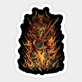 Demon Bass Sticker